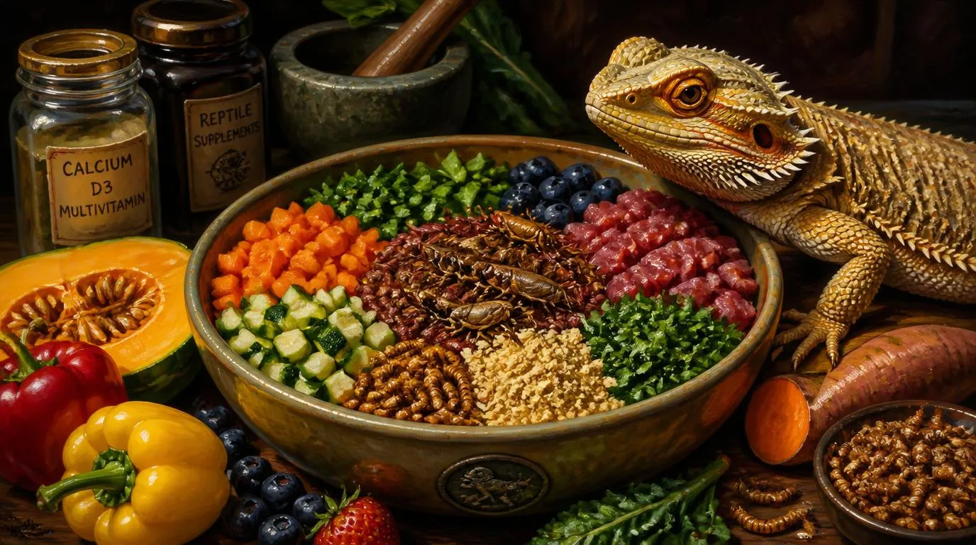 Homemade reptile food ingredients